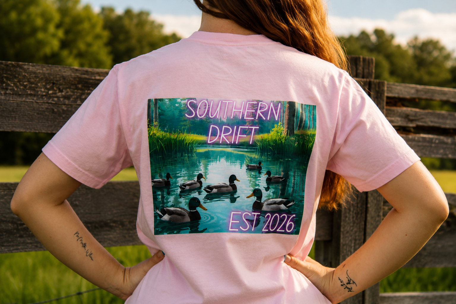 The Backwater Glow Tee 🐊